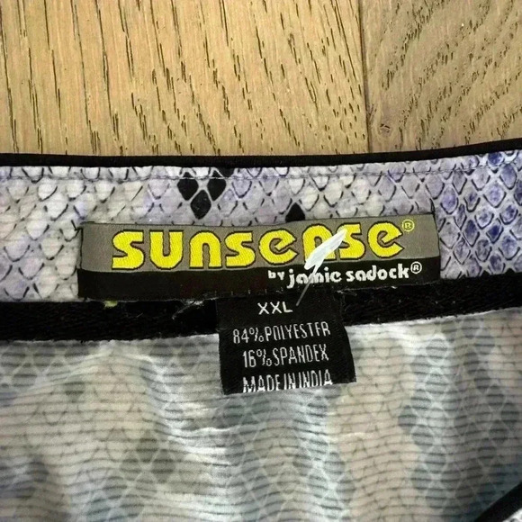 Sunsense by Jamie Sadock Half Zip Pullover Purple XXL - Picture 2 of 5